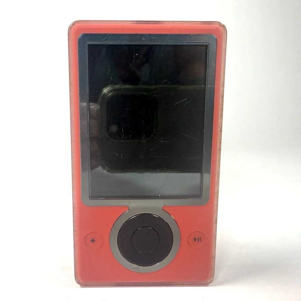 Microsoft Zune 30GB Red Digital Media Player Tested Working Model 1090